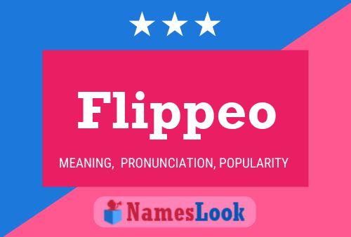 Flippeo Name Poster