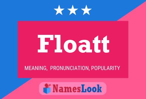 Floatt Name Poster