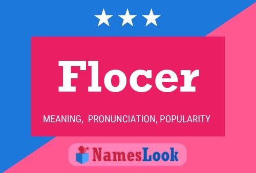 Flocer Name Poster