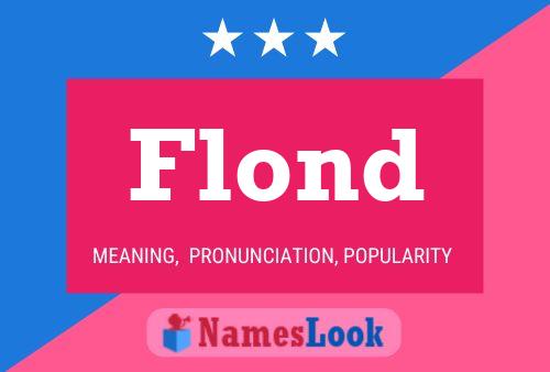 Flond Name Poster