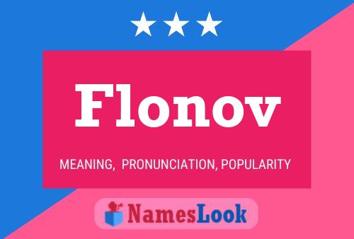 Flonov Name Poster