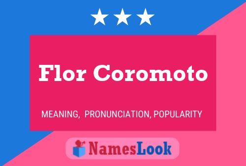 Flor Coromoto Name Poster