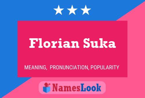 Florian Suka Name Poster