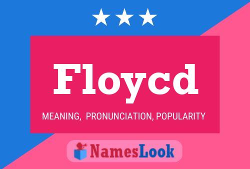 Floycd Name Poster