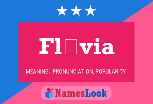 Flávia Name Poster