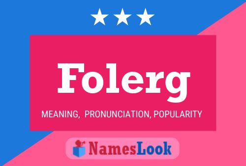 Folerg Name Poster