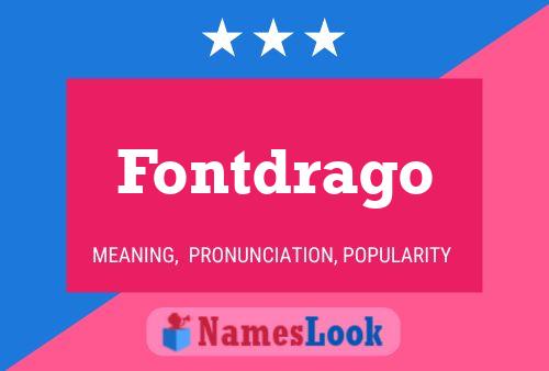 Fontdrago Name Poster