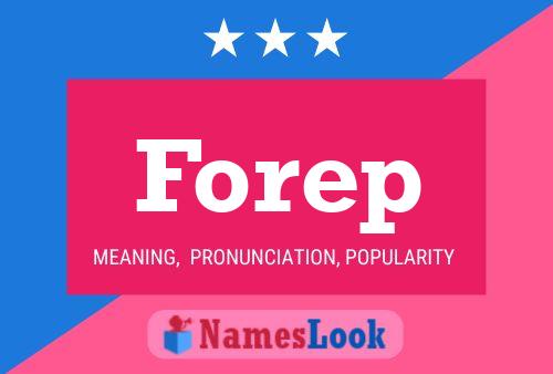 Forep Name Poster