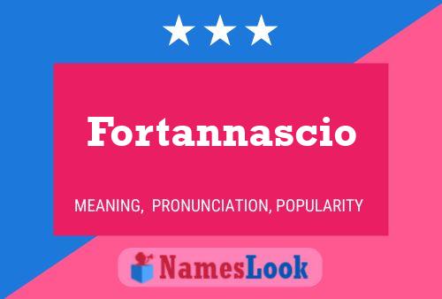 Fortannascio Name Poster