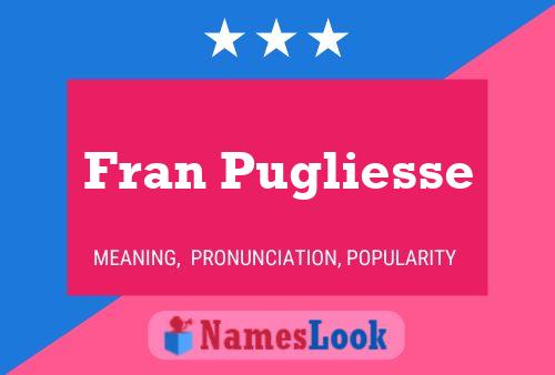 Fran Pugliesse Name Poster