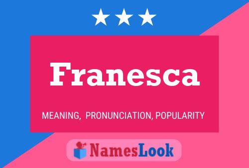 Franesca Name Poster