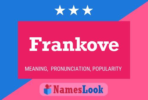 Frankove Name Poster