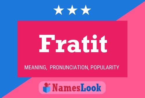 Fratit Name Poster