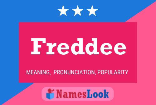 Freddee Name Poster