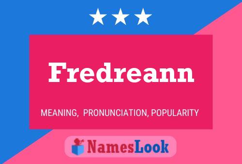 Fredreann Name Poster