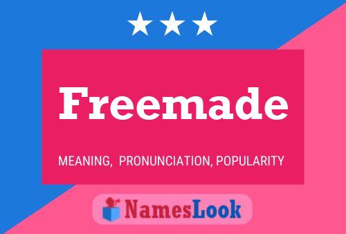 Freemade Name Poster