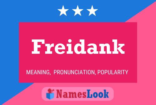 Freidank Name Poster