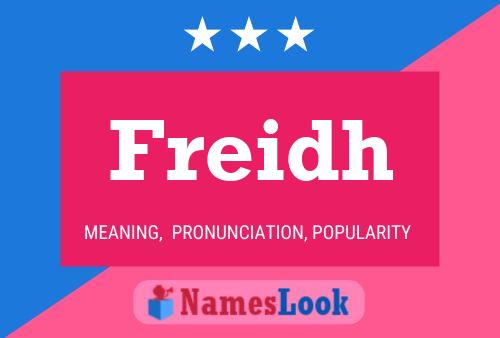 Freidh Name Poster