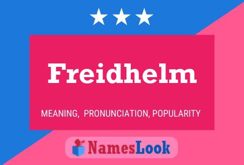 Freidhelm Name Poster