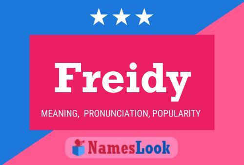 Freidy Name Poster