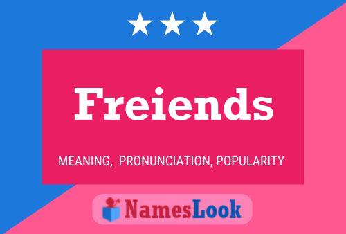 Freiends Name Poster