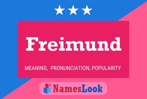 Freimund Name Poster