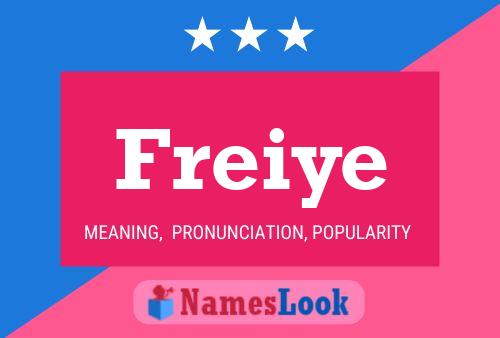 Freiye Name Poster