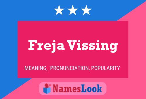 Freja Vissing Name Poster