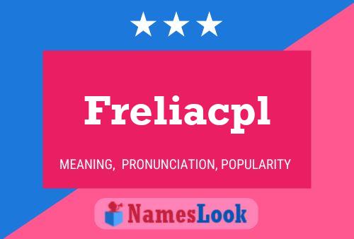 Freliacpl Name Poster