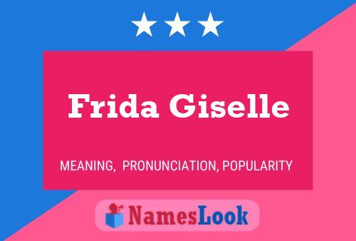 Frida Giselle Name Poster