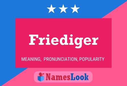 Friediger Name Poster