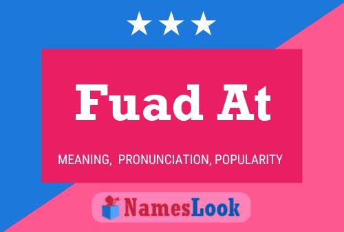 Fuad At Name Poster