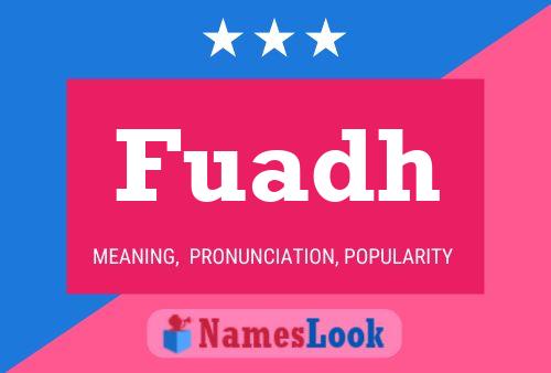 Fuadh Name Poster