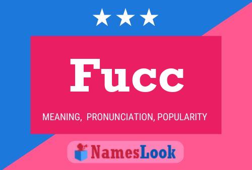 Fucc Name Poster