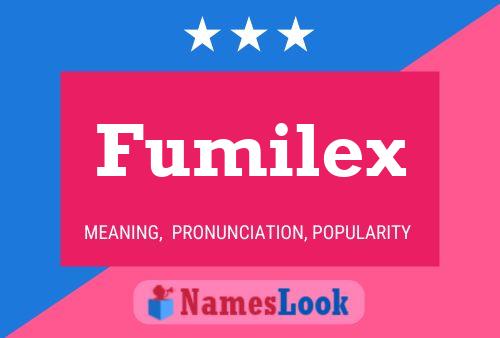 Fumilex Name Poster