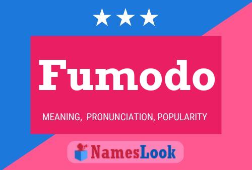 Fumodo Name Poster