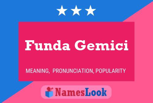 Funda Gemici Name Poster