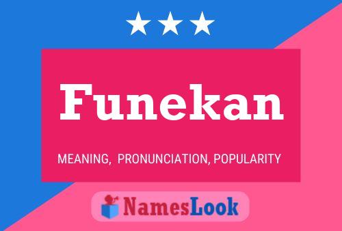 Funekan Name Poster