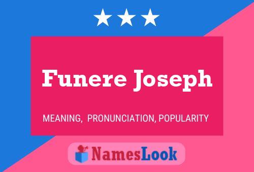 Funere Joseph Name Poster