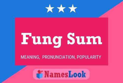 Fung Sum Name Poster