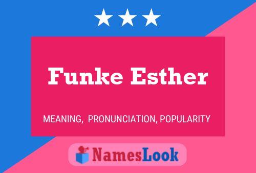 Funke Esther Name Poster