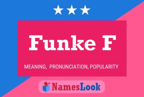 Funke F Name Poster