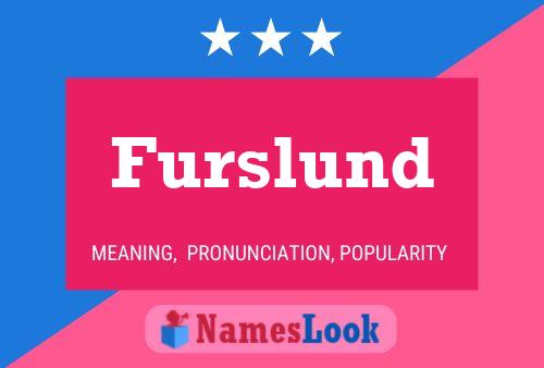 Furslund Name Poster