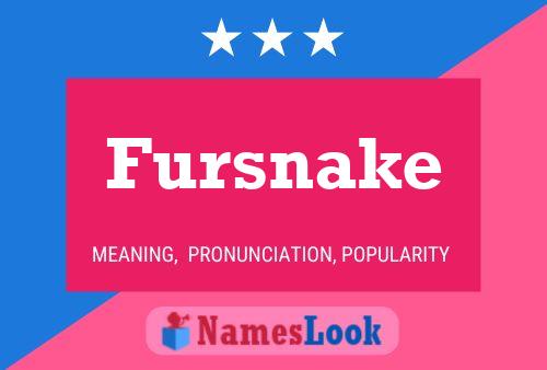 Fursnake Name Poster