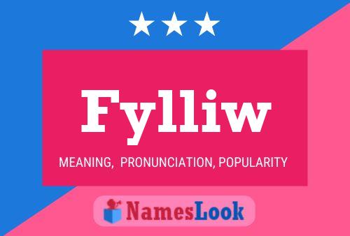 Fylliw Name Poster