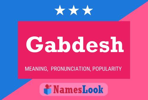 Gabdesh Name Poster