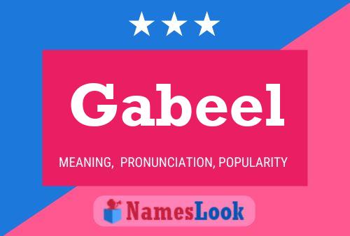 Gabeel Name Poster