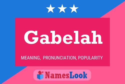 Gabelah Name Poster