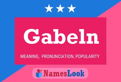 Gabeln Name Poster