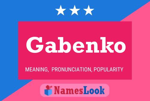 Gabenko Name Poster